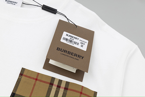 バーバリー半袖Tシャス ーパーコピー BURBERRY チェック柄ポケットTシャツ