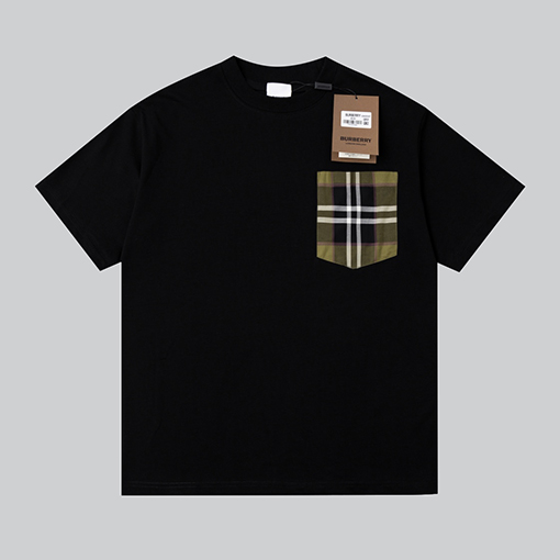 バーバリー半袖Tシャス ーパーコピー BURBERRY チェック柄ポケットTシャツ