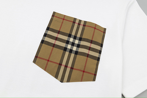バーバリー半袖Tシャス ーパーコピー BURBERRY チェック柄ポケットTシャツ