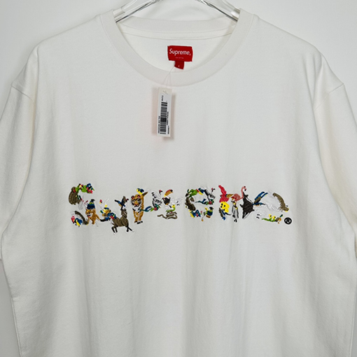シュプリーム 半袖Tシャツスーパーコピー  ANIMAL KINGDOM S/S TOP 刺繍動物王国ロゴショートスリーブTEE