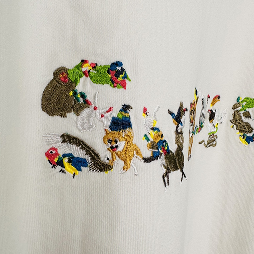 シュプリーム 半袖Tシャツスーパーコピー  ANIMAL KINGDOM S/S TOP 刺繍動物王国ロゴショートスリーブTEE