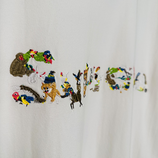 シュプリーム 半袖Tシャツスーパーコピー  ANIMAL KINGDOM S/S TOP 刺繍動物王国ロゴショートスリーブTEE