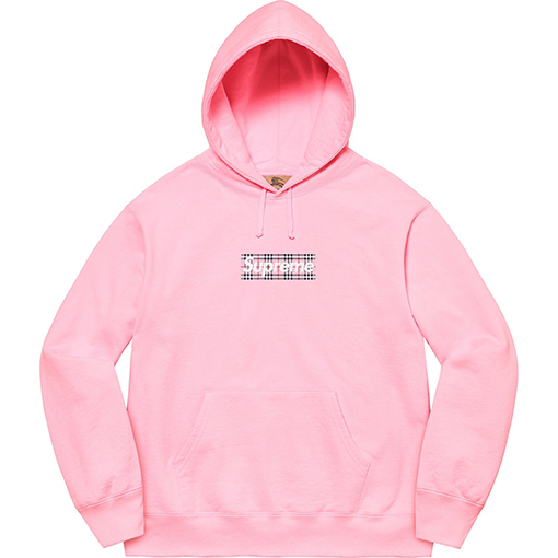 シュプリーム x バーバリー パーカー コラボ SUPREME × BURBERRY BOX LOGO フードパーカー