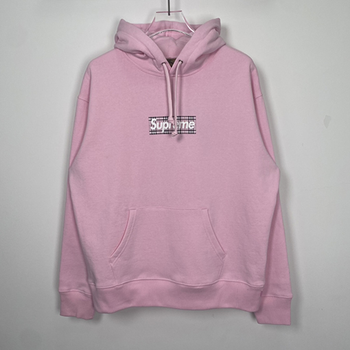 シュプリーム x バーバリー パーカー コラボ SUPREME × BURBERRY BOX LOGO フードパーカー
