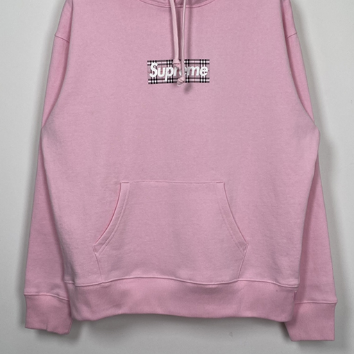 シュプリーム x バーバリー パーカー コラボ SUPREME × BURBERRY BOX LOGO フードパーカー