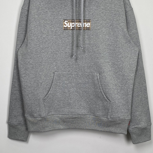 シュプリーム x バーバリー パーカー コラボ SUPREME × BURBERRY BOX LOGO フードパーカー