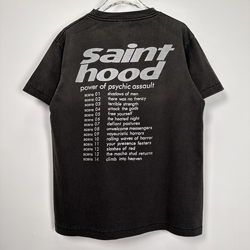 セント マイケル 半袖Tシャツ スーパーコピー SAINT MICHAEL X NEIGHBORHOOD スカルバイクティー