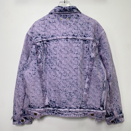 ヴィトン MONOGRAM モノグラム 刺繍フリンジ デニムジャケット