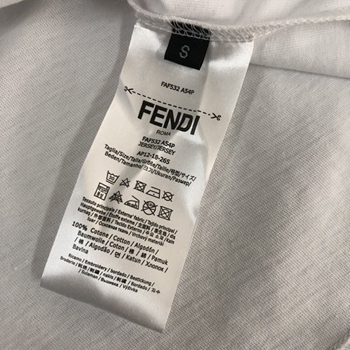 フェンディ 半袖Tシャツ スーパーコピー FENDI ROMA ロゴ メンズファッション通販 2色