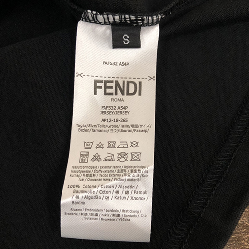 フェンディ 半袖Tシャツ スーパーコピー FENDI ROMA ロゴ メンズファッション通販 2色