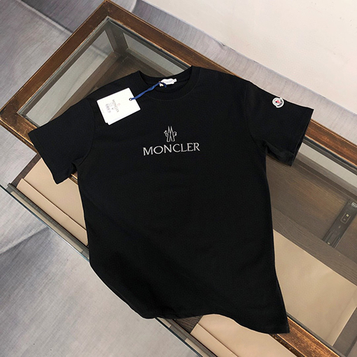 モンクレール 半袖Tシャツ     MONCLERプリント半袖Tシャツメンズファッション通販  2色