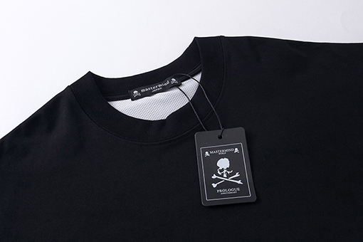マスターマインド半袖Tシャツスーパーコピー MASTERMIND 23新作 ダークな限定デザイン フェイク2ピースの短袖スカル刺繍