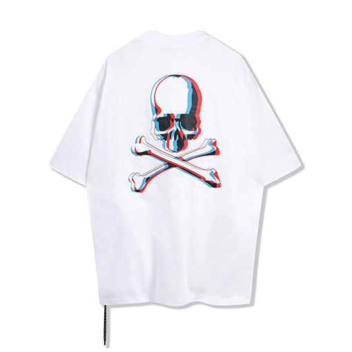 マスターマインド半袖Tシャツスーパーコピー   MASTERMIND  スカルロゴ！300gカスタムダブルガーゼ純綿のゆったりフィット