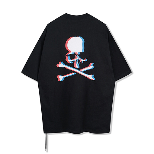 マスターマインド半袖Tシャツスーパーコピー   MASTERMIND  スカルロゴ！300gカスタムダブルガーゼ純綿のゆったりフィット
