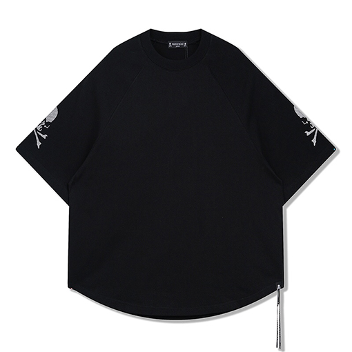 マスターマインド半袖Tシャツコピー ゴールドシルバースカルプリントTシャツ