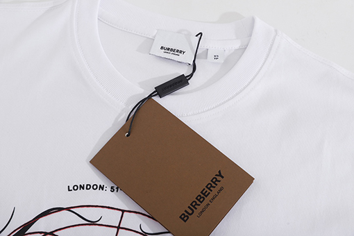 バーバリー半袖Tシャツコピー のボール型厚版プリントデザイン