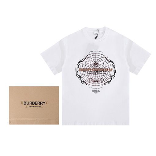 バーバリー半袖Tシャツコピー のボール型厚版プリントデザイン