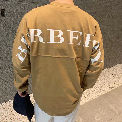 バーバリー 長袖 Tシャツスーパーコピー BURBERRY ロゴ文字プリント
