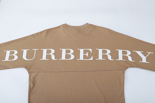 バーバリー 長袖 Tシャツスーパーコピー BURBERRY ロゴ文字プリント