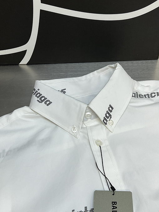 バレンシアガ シャツ コピー balenciaga  shirts プリント柄の長袖シャツ