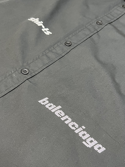 バレンシアガ シャツ コピー balenciaga  shirts プリント柄の長袖シャツ