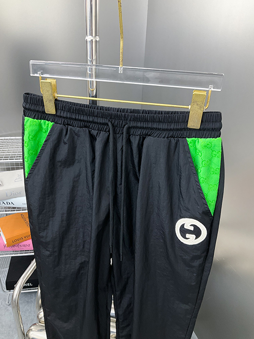 グッチスウェットパンツ スーパーコピー ダブルGロゴナイロンパンツ