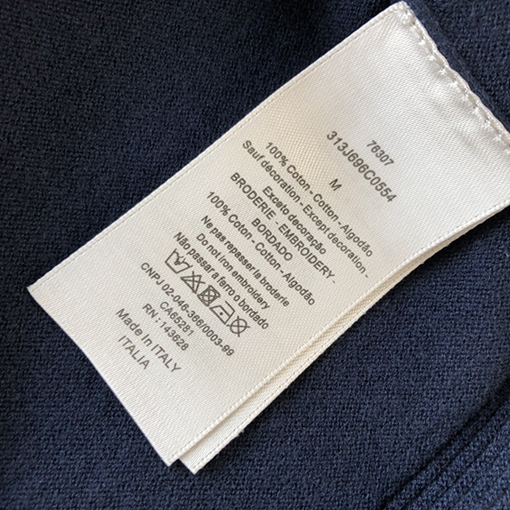 ディオール ニットTシャツスーパーコピー クラシックなデザイン CDダイヤモンドパッチを施したアイテム