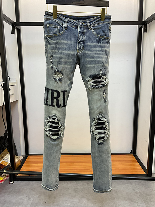アミリ デニムパンツ スーパーコピー トレンドなスタイルと快適さを両立AMIRI破れたデニムパンツ