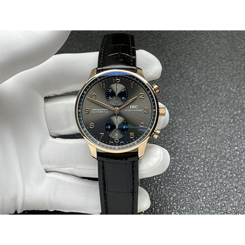 IWC コピー  ローズゴールドグレーの男性用時計