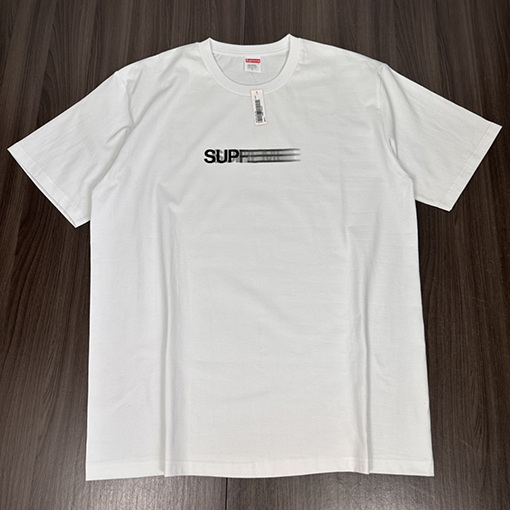 シュプリーム 半袖 Tシャツ スーパーコピー SUPREME 23SS MOTION LOGO TEE 幻影ロゴの半袖Tシャツ