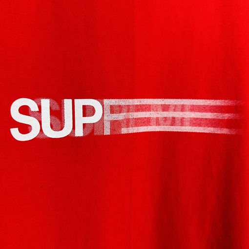 シュプリーム 半袖 Tシャツ スーパーコピー SUPREME 23SS MOTION LOGO TEE 幻影ロゴの半袖Tシャツ