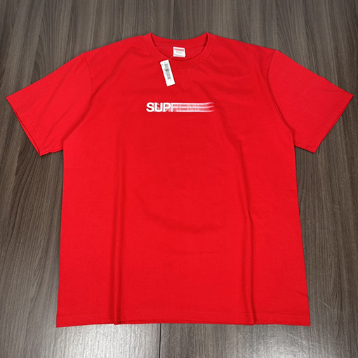 シュプリーム 半袖 Tシャツ スーパーコピー SUPREME 23SS MOTION LOGO TEE 幻影ロゴの半袖Tシャツ