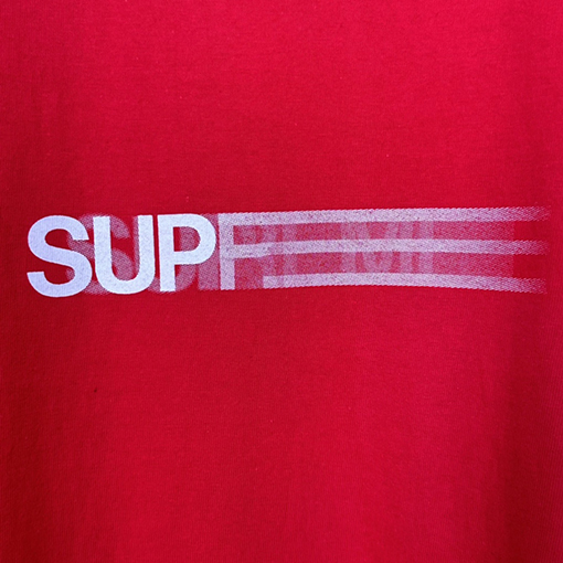 シュプリーム 半袖 Tシャツ スーパーコピー SUPREME 23SS MOTION LOGO TEE 幻影ロゴの半袖Tシャツ