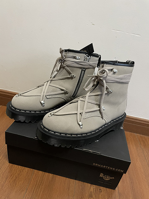 リックオウエンス ブーツ  スーパーコピー Rick Owens X  Dr.Martens コラボ シューズ