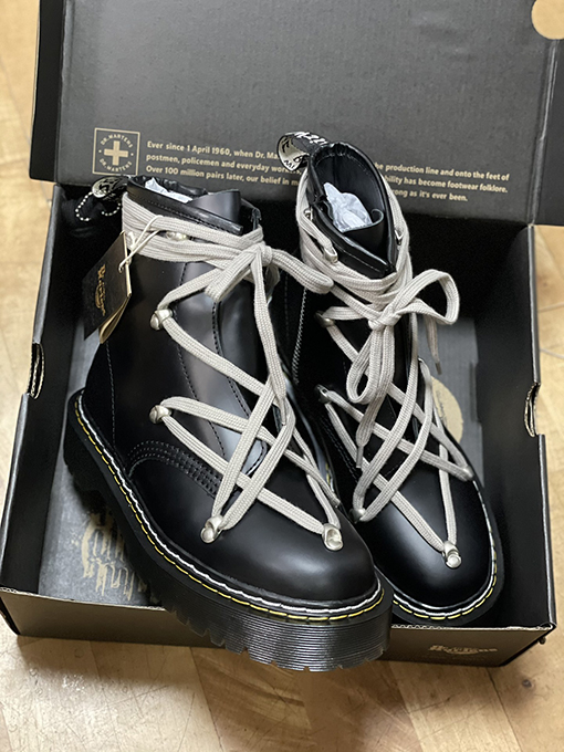 リックオウエンス ブーツ  スーパーコピー Rick Owens X  Dr.Martens コラボ シューズ
