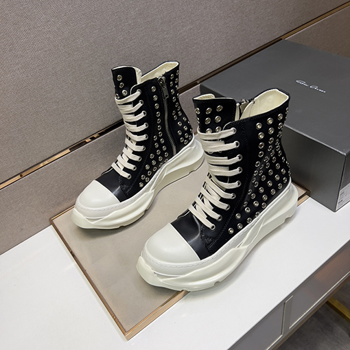 リックオウエンス ブーツ  スーパーコピー   Rick Owens  カジュアルハイカットシューズ
