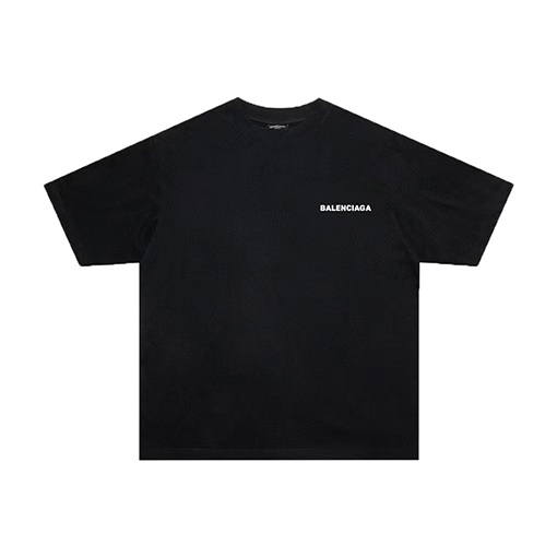 バレンシアガ半袖Tシャツ スーパーコピー BALENCIAGA プリント半袖Tシャツメンズファッション