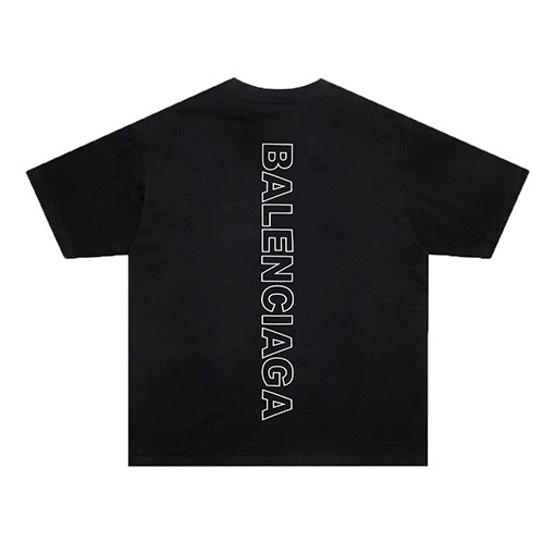 バレンシアガ半袖Tシャツ スーパーコピー BALENCIAGA プリント半袖Tシャツメンズファッション