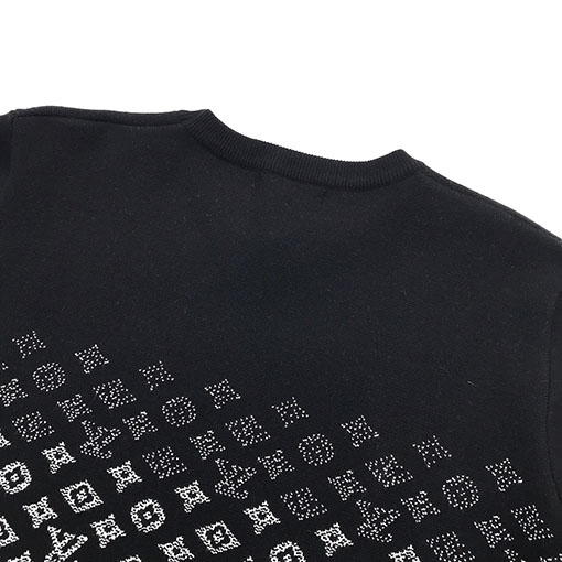 ヴィトン セータースーパーコピー  Louis Vuitton グラデーションロゴテーマのカスタム生地、細かい編み目の秋の新作セーター