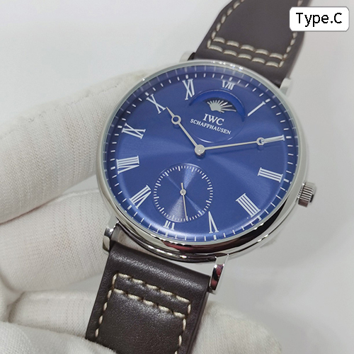 IWC コピー ローマ数字インデックスカーフレザーストラップ自動巻ムーブメント 人気腕時計