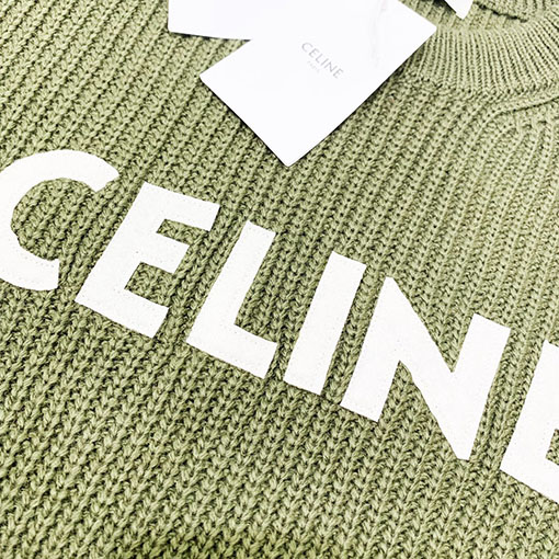 セリーヌ ニットコピー CELINE 秋冬 アルファベット ラウンドネック ニットセーター