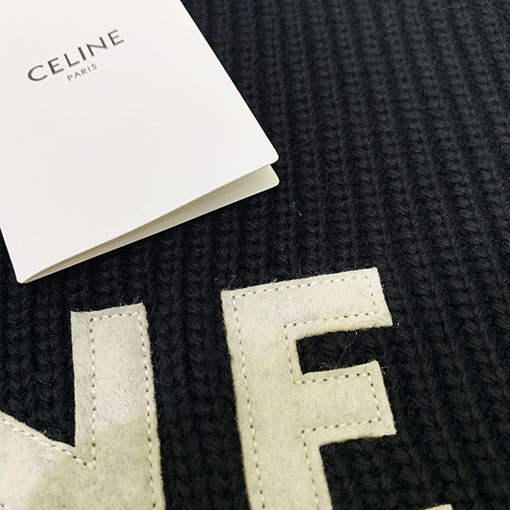 セリーヌ ニットコピー CELINE 秋冬 アルファベット ラウンドネック ニットセーター