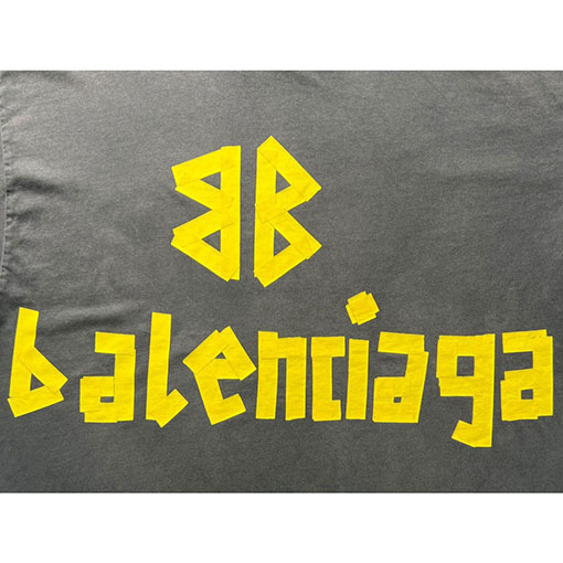 バレンシアガ 長袖 Tシャツコピー BALENCIAGA ビューティフルウェーブ・テープロングスリーブ