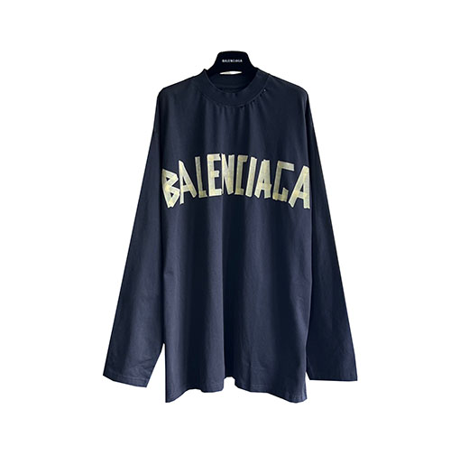 バレンシアガ 長袖 Tシャツコピー BALENCIAGA ビューティフルウェーブ・テープロングスリーブ