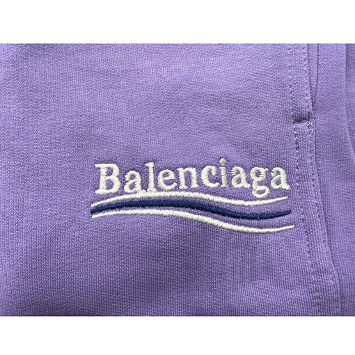 バレンシアガ スウェットパンツ スーパーコピー  BALENCIAGAコーラ刺繍ショートパンツ