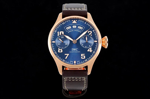 IWC コピー   ブルークリスタルガラス裏蓋一覧ムーブメントの美しさ メンズ  時計  IW502701