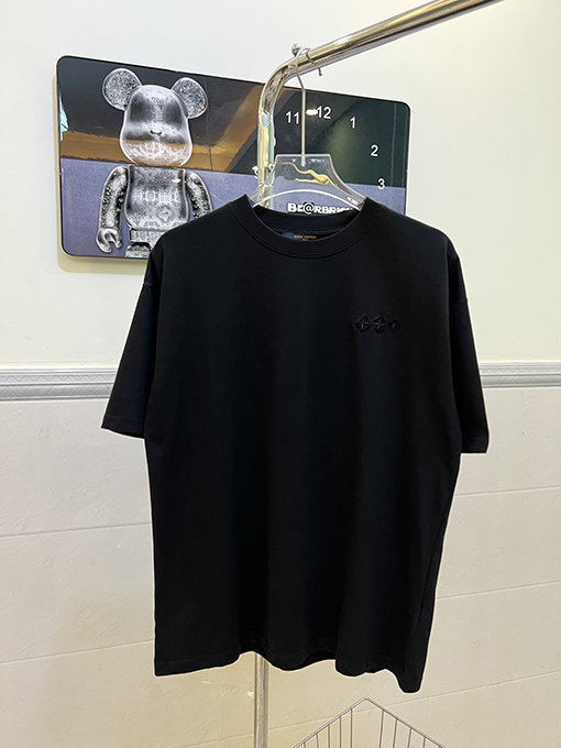 ヴィトン バックパッチ刺繍半袖Tシャツ