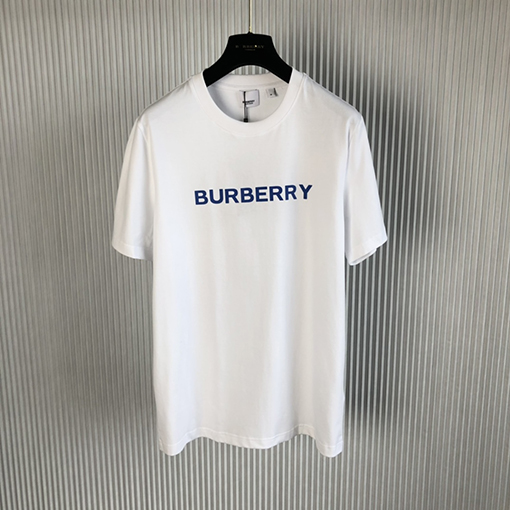 バーバリー半袖Tシャツ スーパーコピー BURBERRYクラシックな文字プリント半袖Tシャツ