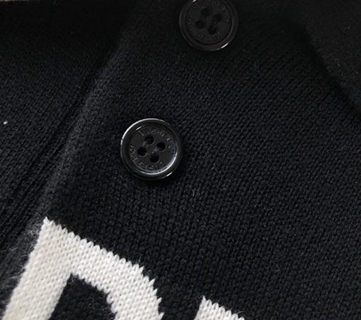 バーバリー ポロシャツ スーパーコピー BURBERRYロゴデザイン入りコットンウール混紡ポロシャツ
