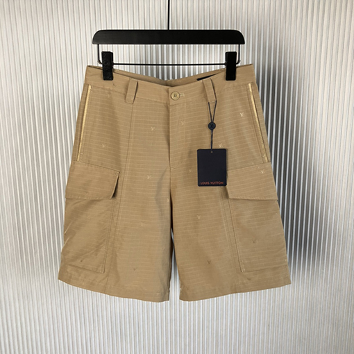 ヴィトン ハーフパンツ スーパーコピー Louis Vuitton RIPSTOPワークウェア カジュアルポケットショートパンツ